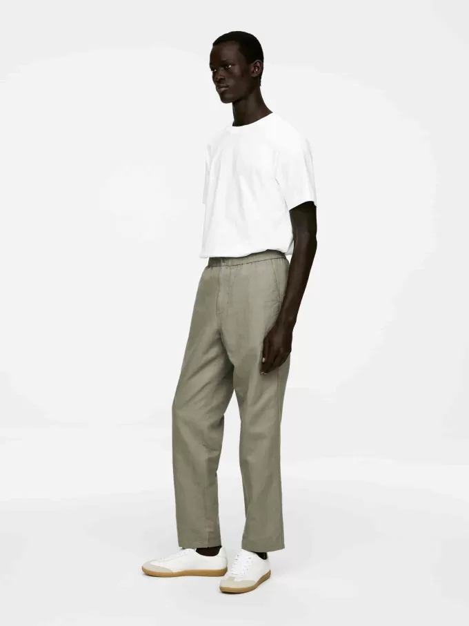 Hose aus Leinenmischung