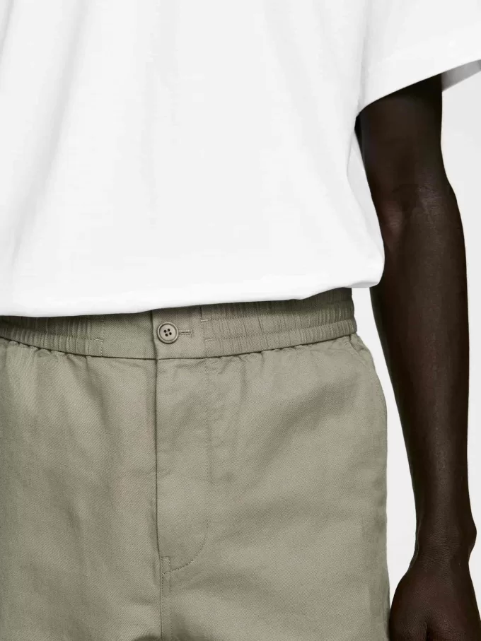 Hose aus Leinenmischung