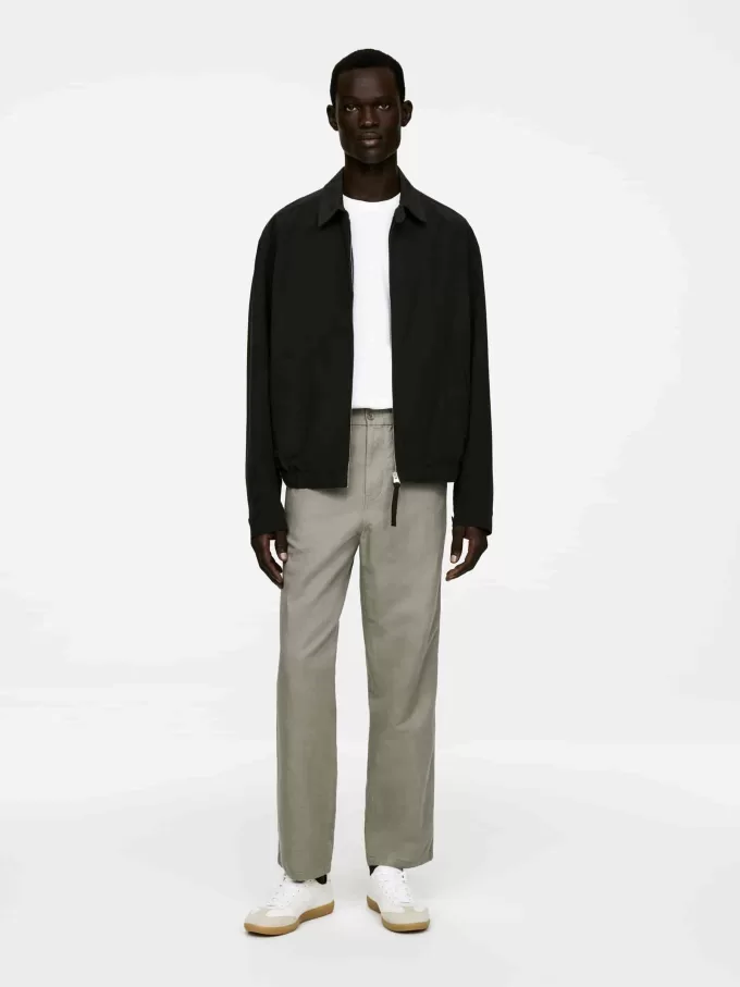 Hose aus Leinenmischung