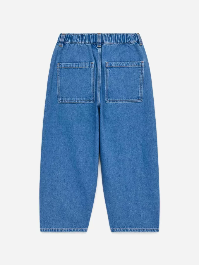 Hose aus gewaschenem Denim