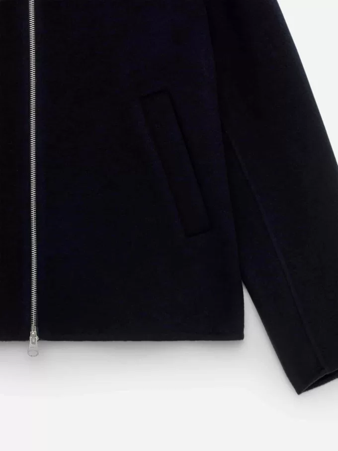 Jacke aus Doublé-Wollmischung