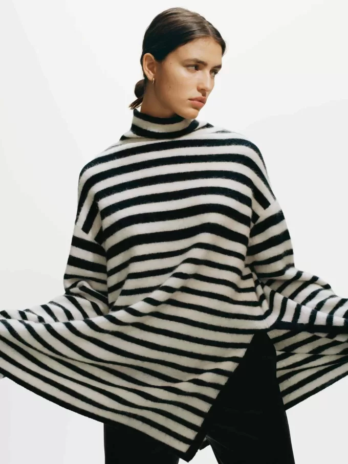 Kaminpullover aus Alpaka-Woll-Mischung