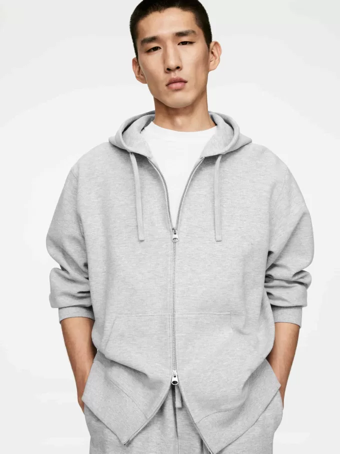 Kapuzenpullover mit Reißverschluss