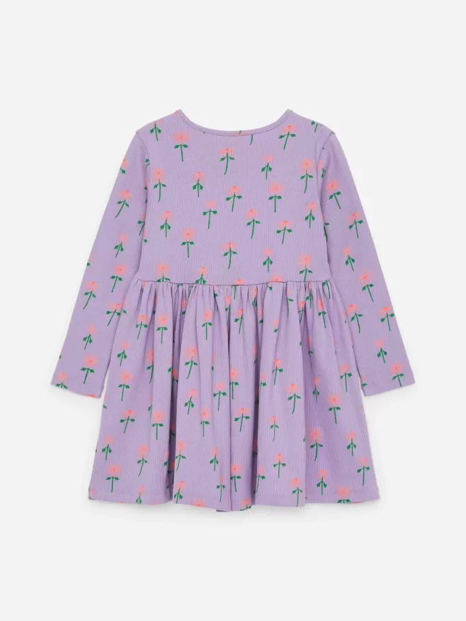 Kleid aus Baumwollripp