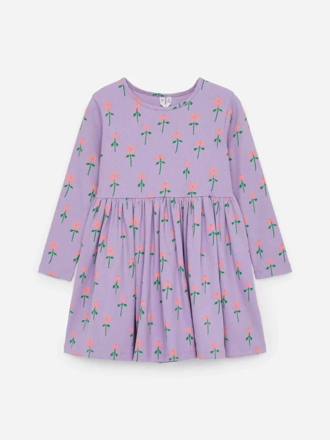 Kleid aus Baumwollripp