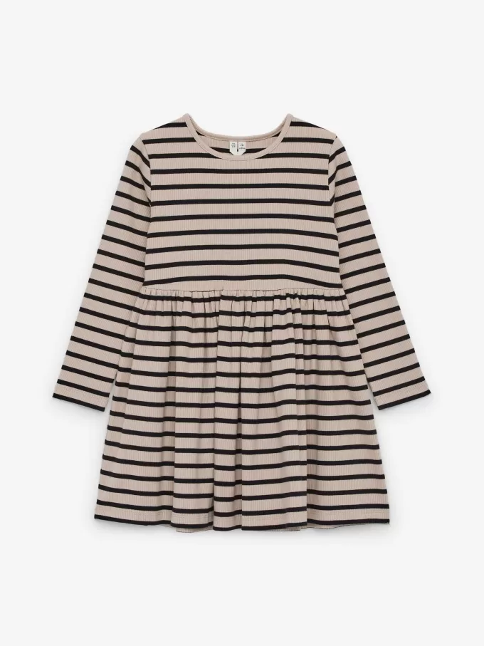 Kleid aus Baumwollripp