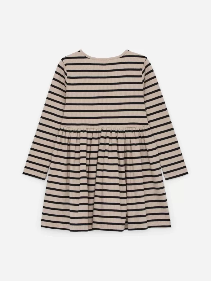 Kleid aus Baumwollripp