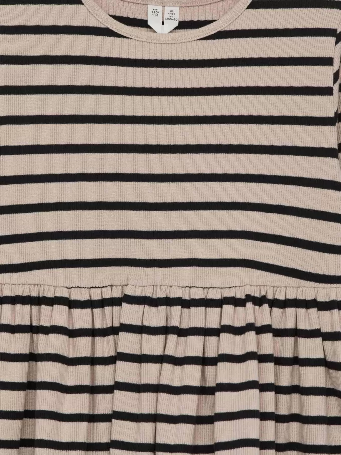 Kleid aus Baumwollripp