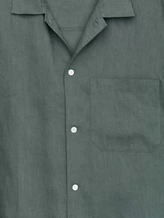 Kurzärmliges Leinenhemd