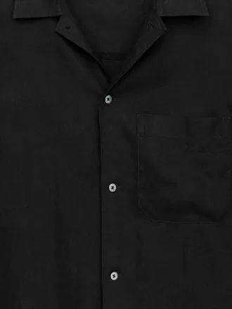 Kurzärmliges Leinenhemd