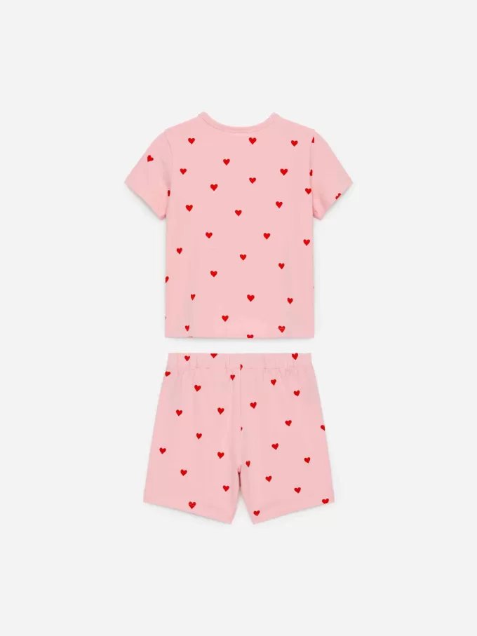 Kurzes Jersey-Pyjama-Set