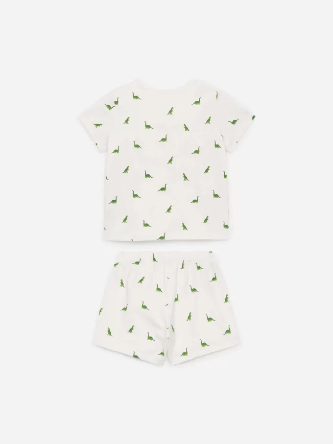 Kurzes Jersey-Pyjama-Set