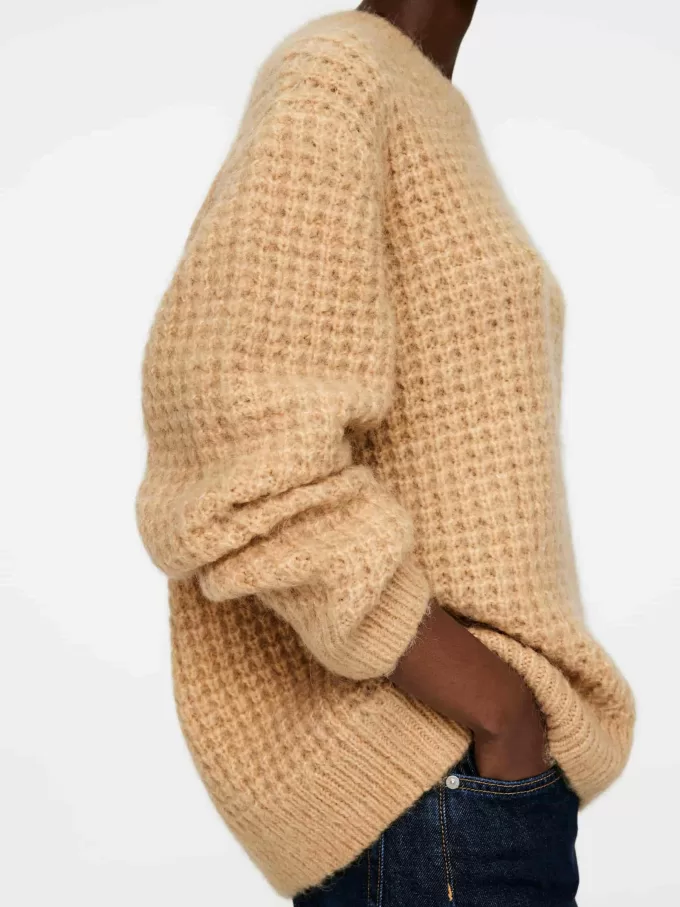 Lässiger Woll-Alpaka-Pullover Lässiger Woll-Alpaka-Pullover