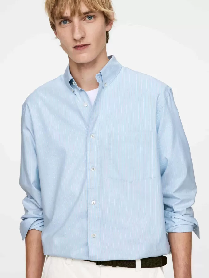 Lässiges Button-Down-Hemd