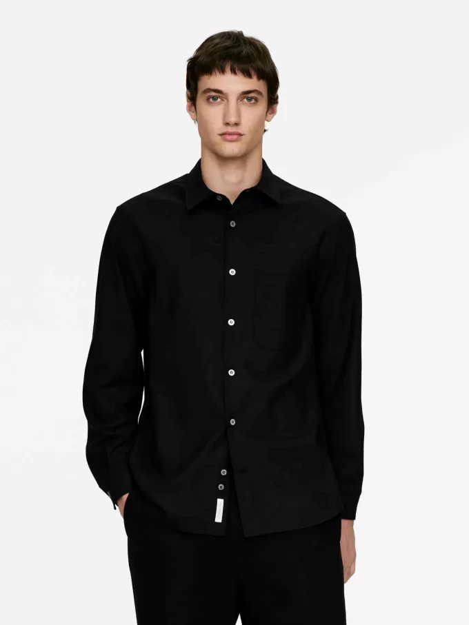 Lässiges Hemd aus Wollmischung