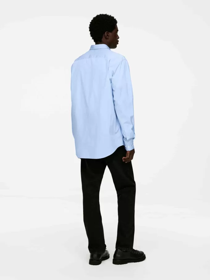 Lässiges Popeline-Hemd