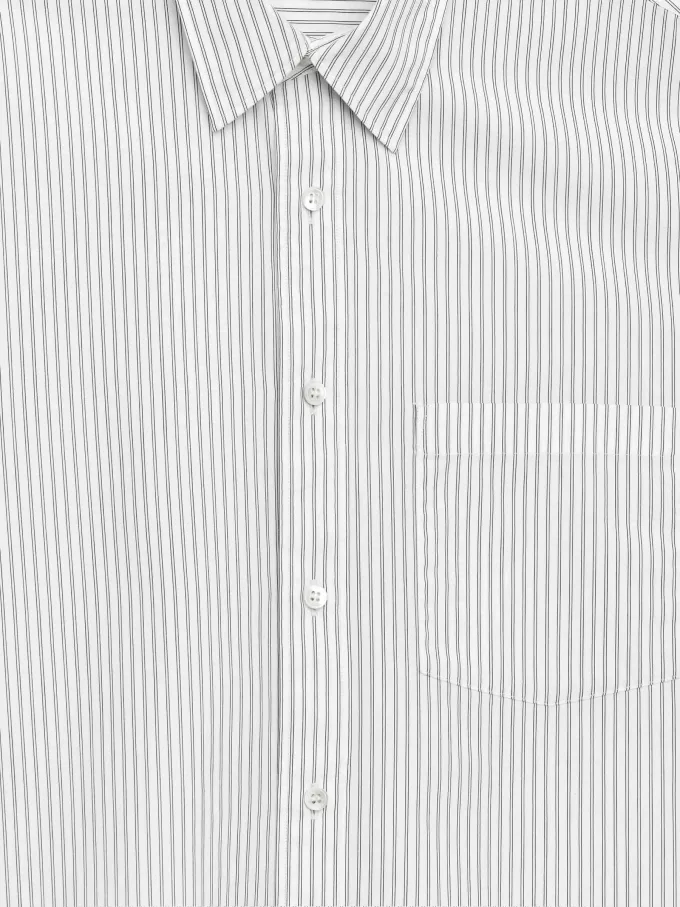 Lässiges Popeline-Hemd