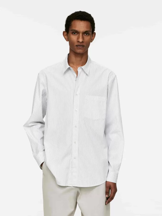 Lässiges Popeline-Hemd