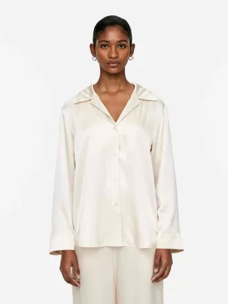 Lässiges Seidenhemd