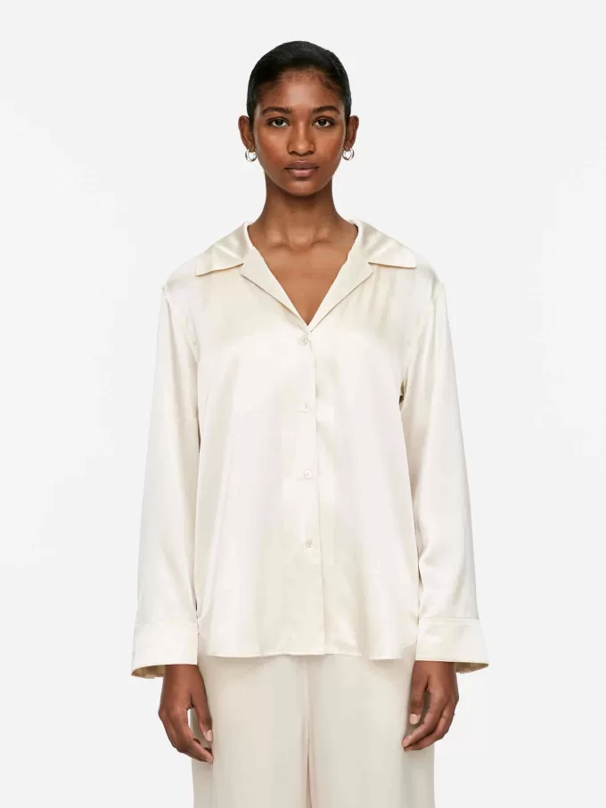 Lässiges Seidenhemd Lässiges Seidenhemd