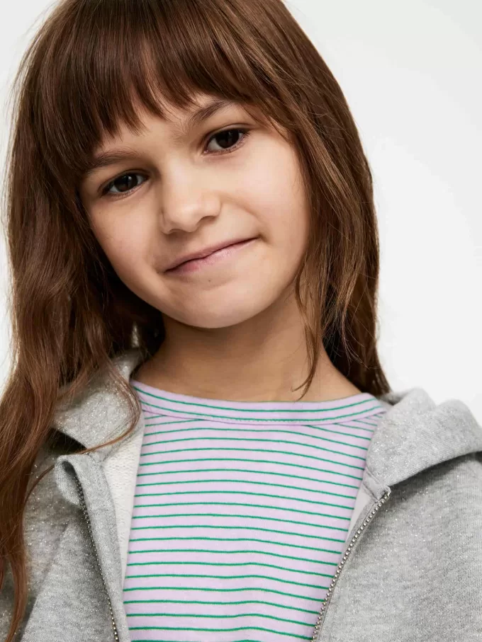 Langärmliges T-Shirt aus Baumwolle