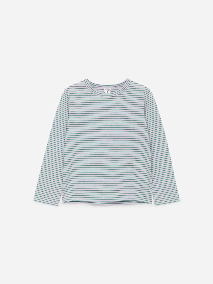 Langärmliges T-Shirt aus Baumwolle