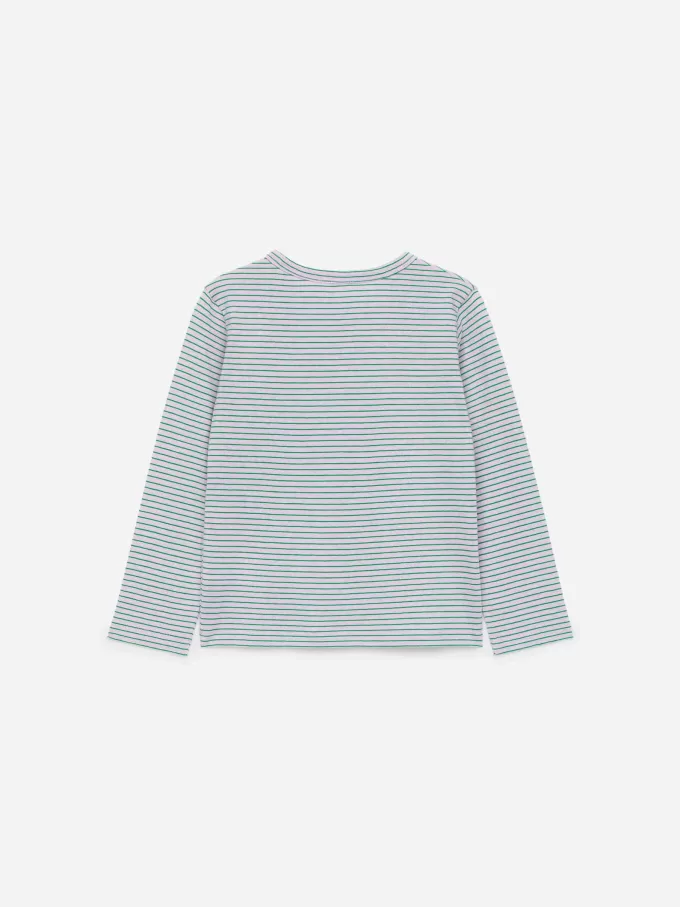 Langärmliges T-Shirt aus Baumwolle