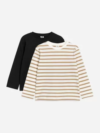 Langarm-T-Shirt im 2er-Set