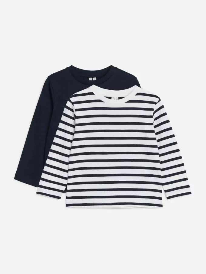 Langarm-T-Shirt im 2er-Set