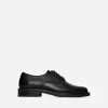 Leder-Derby-Schuhe
