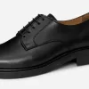 Leder-Derby-Schuhe