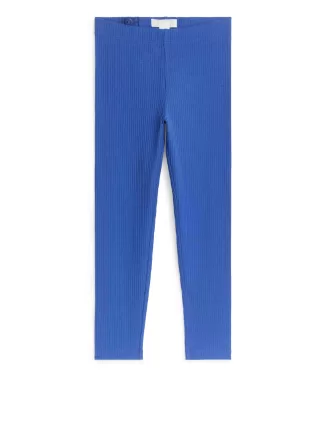 Leggings aus geripptem Jersey