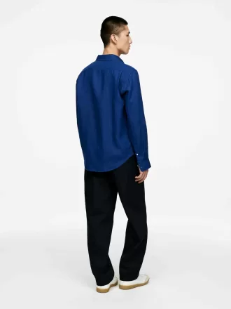 Leinenhemd mit normaler Passform