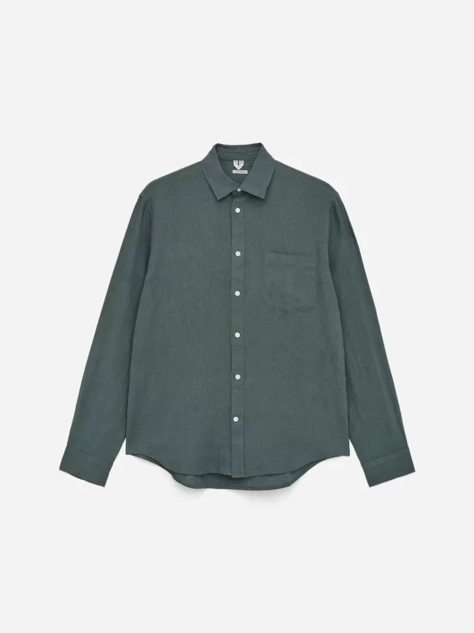 Leinenhemd mit normaler Passform Leinenhemd mit normaler Passform