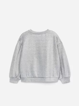 Lurex-Sweatshirt