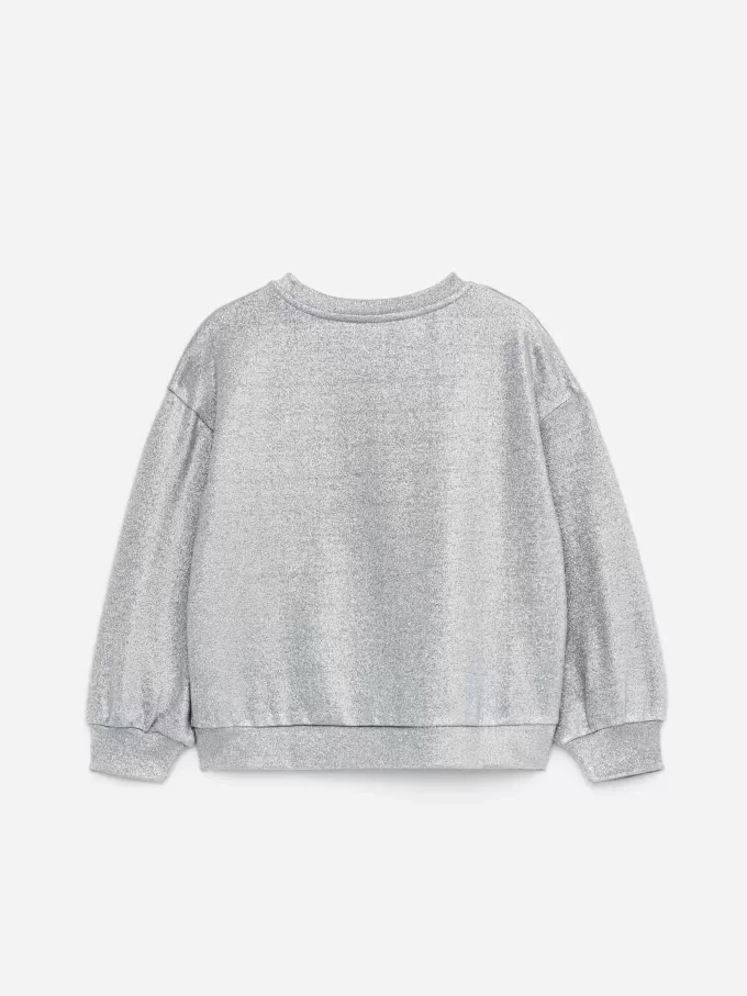 Lurex-Sweatshirt