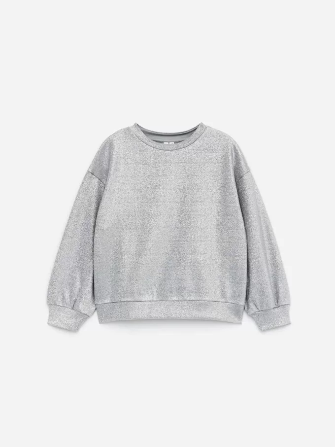 Lurex-Sweatshirt