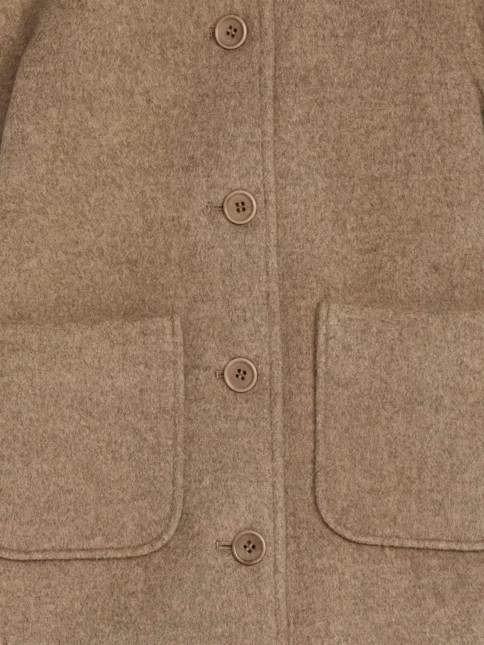 Mantel aus Wollmischung