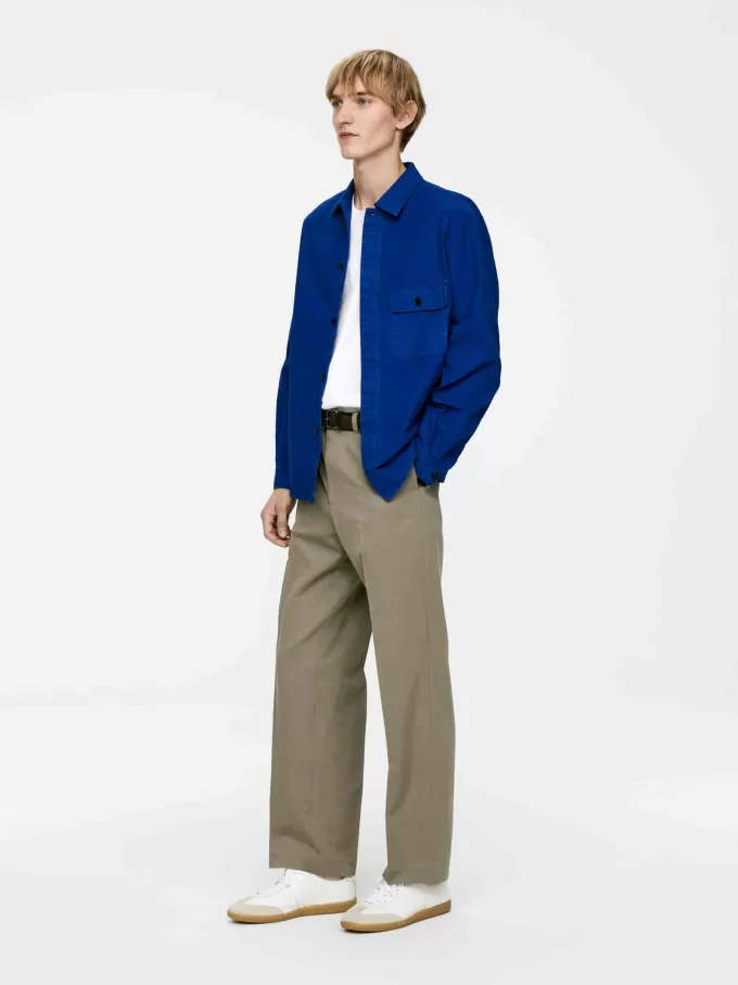 Maßgeschneiderte Hose mit weiter Passform