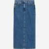 Maxi-Jeansrock