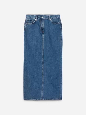 Maxi-Jeansrock