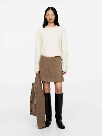 Minirock aus Wollmischung