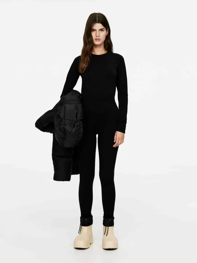 Nahtlose Strumpfhose aus Wollmischung