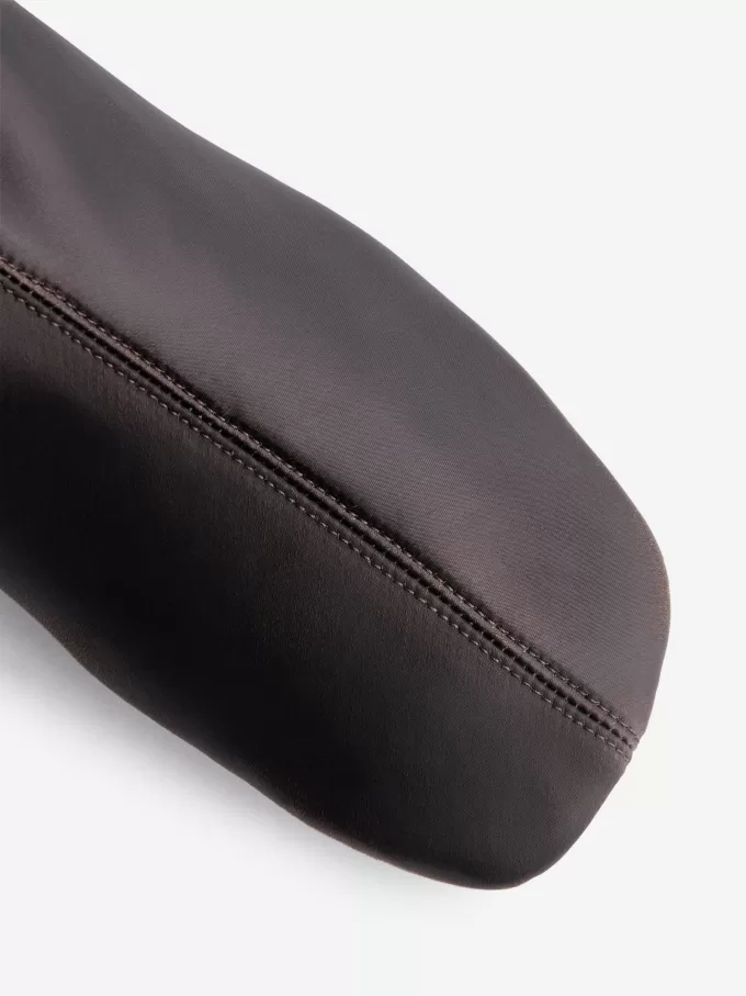 Overknee-Stiefel aus Satin Overknee-Stiefel aus Satin