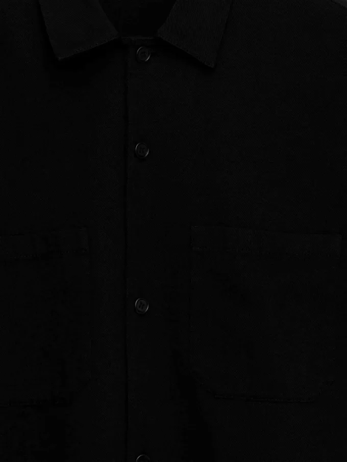 Overshirt aus Baumwolltwill