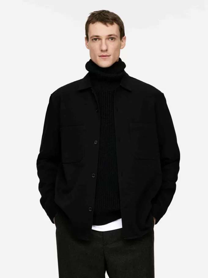 Overshirt aus Baumwolltwill