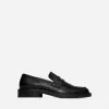 Penny-Loafer aus Leder