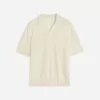 Poloshirt aus Baumwollleinen
