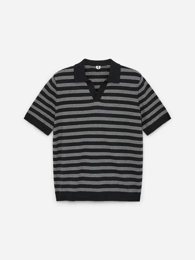 Poloshirt aus Baumwollleinen Poloshirt aus Baumwollleinen