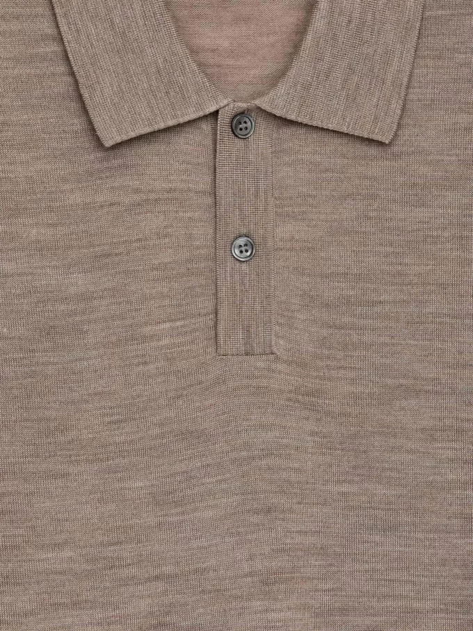 Poloshirt aus Wolle